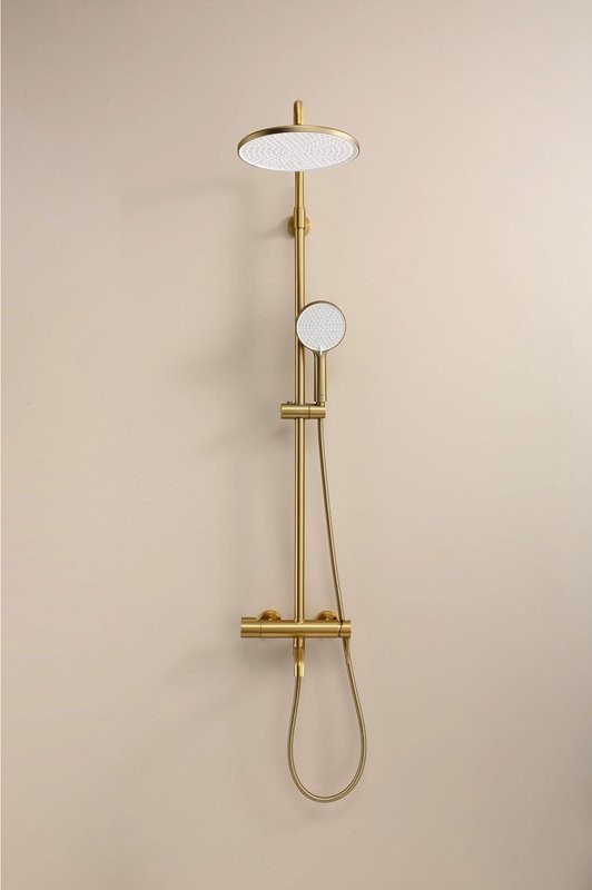 Душевая стойка Raglo R20.24.03 сатин золотой