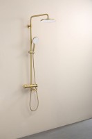 Душевая стойка Raglo R20.24.03 сатин золотой