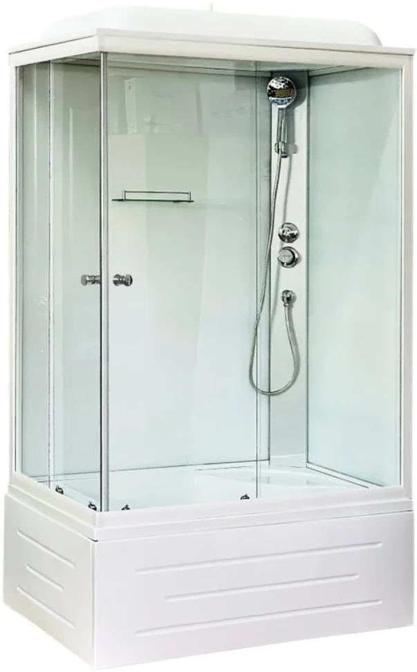 Душевая кабина Royal Bath BP RB8100BP5-WT-R с высоким поддоном, с сиденьем
