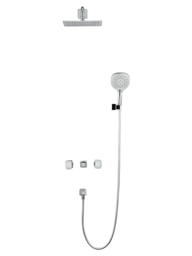 Душевой комплект Wonzon & Woghand Shakespeare WW-654701-CR хром