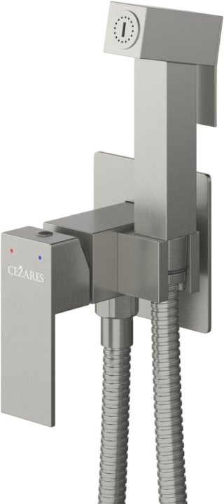 Гигиенический душ Cezares Slider SLIDER-DIF-IN С ВНУТРЕННЕЙ ЧАСТЬЮ, сатин