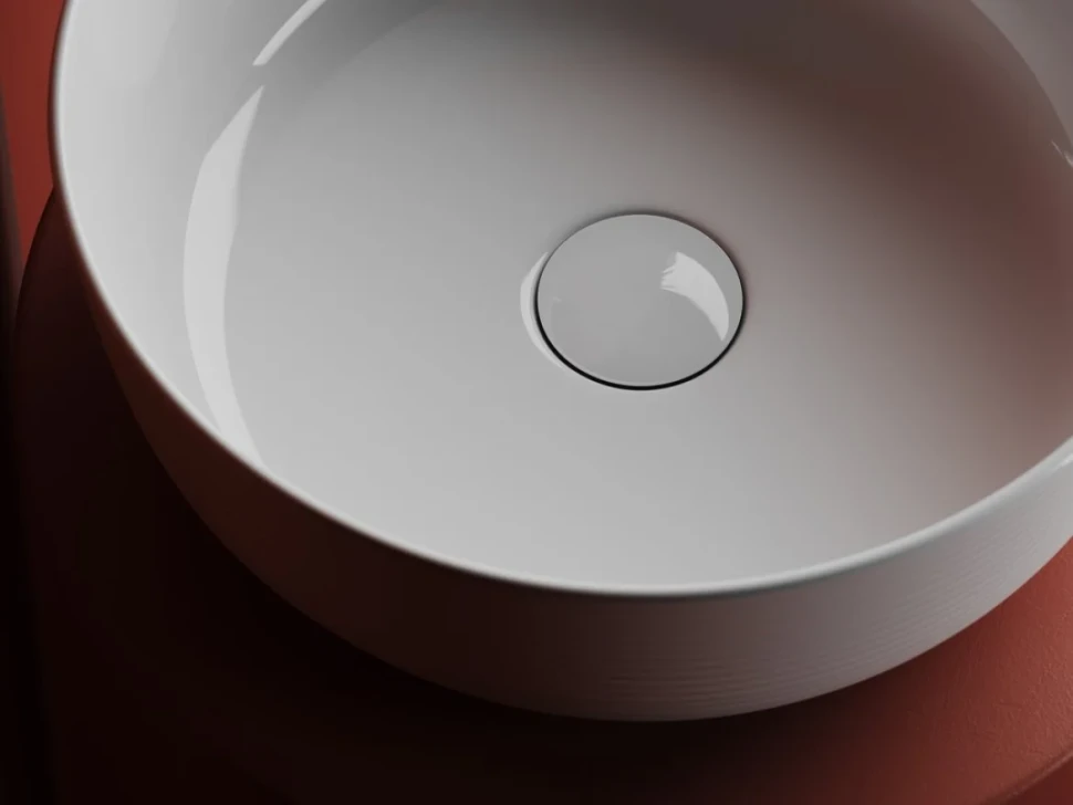 Накладная раковина Ceramicanova Element CN6073 белая глянцевая