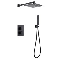 Душевой комплект Abber Daheim AF8251B С ВНУТРЕННЕЙ ЧАСТЬЮ, матовый черный