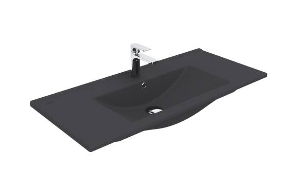 Мебельная раковина Creavit Su 100 антрацит