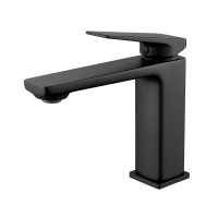 Смеситель для раковины Shevanik S8901H-1 черный Смеситель для раковины Shevanik S8901H-1 черный