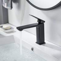 Смеситель для раковины Shevanik S8901H-1 черный Смеситель для раковины Shevanik S8901H-1 черный