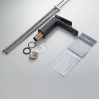 Смеситель для раковины Shevanik S8901H-1 черный Смеситель для раковины Shevanik S8901H-1 черный