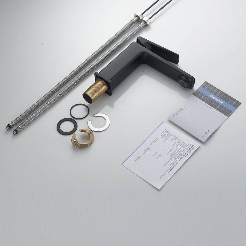 Смеситель для раковины Shevanik S8901H-1 черный
