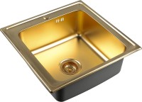 Комплект Мойка Zorg Inox PVD SZR-5050 bronze + Измельчитель Inox D