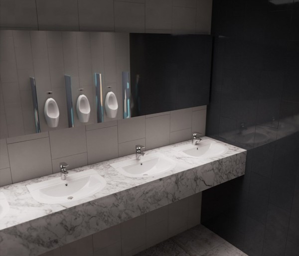 Раковина подвесная DIWO Муром 0114 63 белая, фаянс