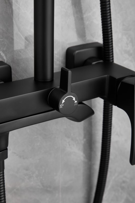 Душевая стойка BELZ B507 B24507-7 черная