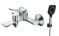 Смеситель для ванны с душем BELZ B618 B60618 хром Смеситель для ванны с душем BELZ B618 B60618 хром