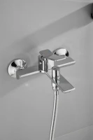 Смеситель для ванны с душем BELZ B618 B60618 хром Смеситель для ванны с душем BELZ B618 B60618 хром