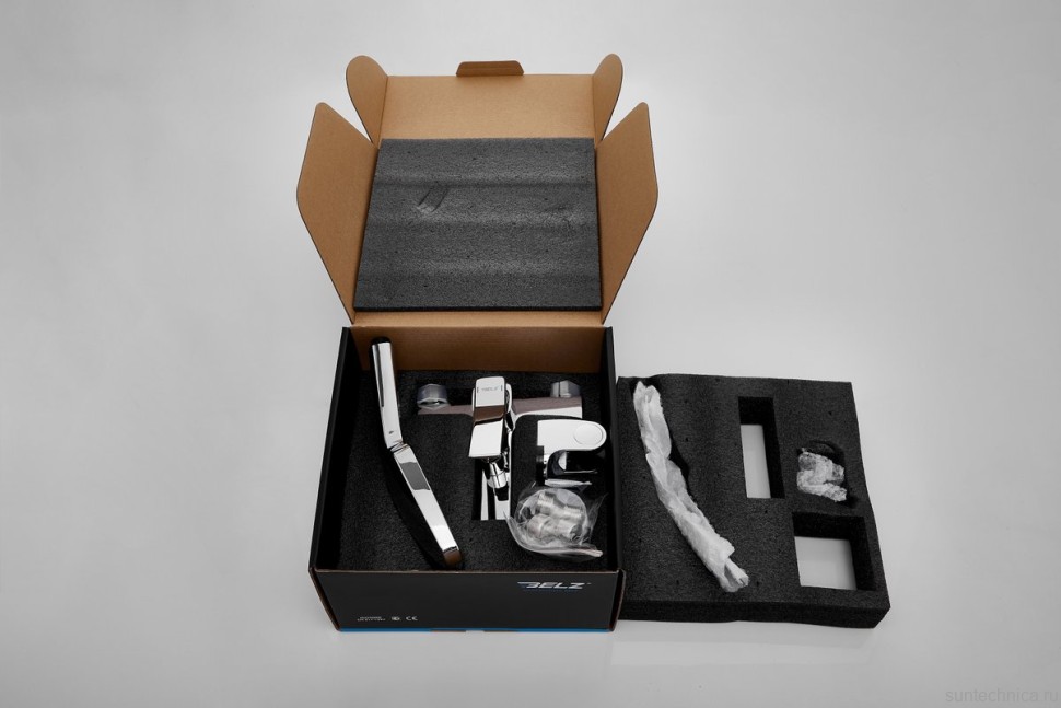 Смеситель для ванны с душем BELZ B618 B60618 хром