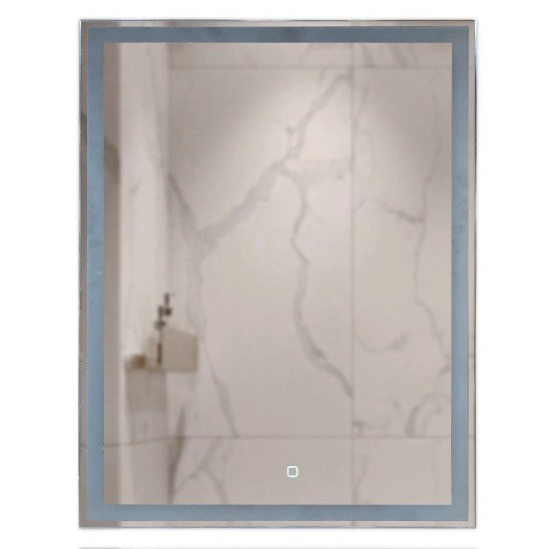 Зеркало Mixline Норма -Лайт 60 с подсветкой, алюминиевый профиль