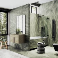 Шторка на ванну Maybahglass MGV-645-6 70 см, профиль черный, стекло прозрачное