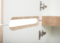 Шкаф пенал для ванной BelBagno Etna 40 L rovere bianco