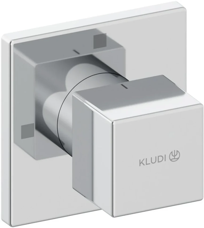 Переключатель потоков Kludi Decus 548460575 хром, на три потребителя