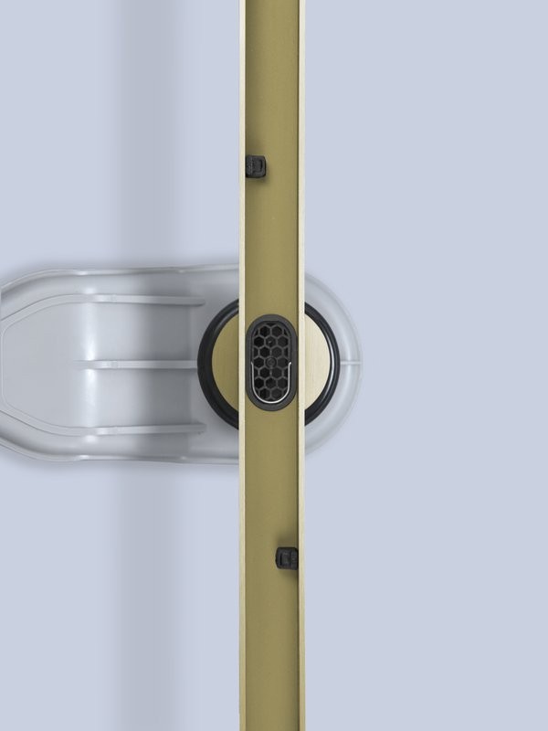 Душевой трап (лоток) AltroBagno Supremo AltroBagnoSupremo071237BG 80 см, решетка матовое золото, с сифоном, под плитку