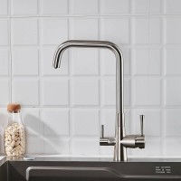 Смеситель для кухни с подключением фильтра Shevanik S528L, сатин Смеситель для кухни с подключением фильтра Shevanik S528L, сатин