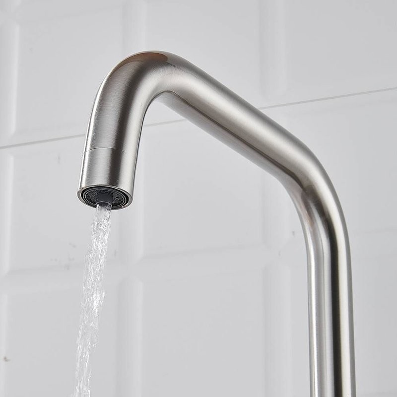 Смеситель для кухни с подключением фильтра Shevanik S528L, сатин