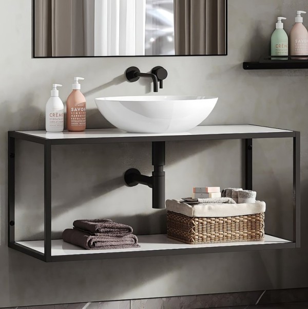 Тумба с раковиной Belux Аляска 80 подвесная