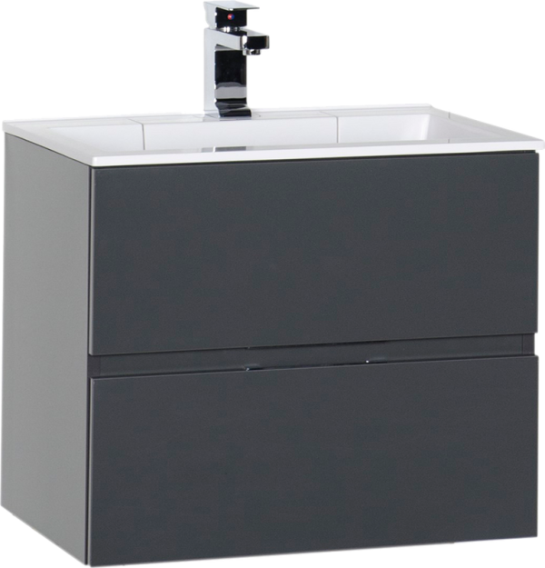 Тумба под раковину Aquanet Алвита 70 серый антрацит
