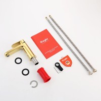 Смеситель для раковины Raglo R50.10.23, золото Смеситель для раковины Raglo R50.10.23, золото