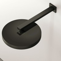 Душевой комплект Sancos Space SC3006MB матовый черный, С ВНУТРЕННЕЙ ЧАСТЬЮ