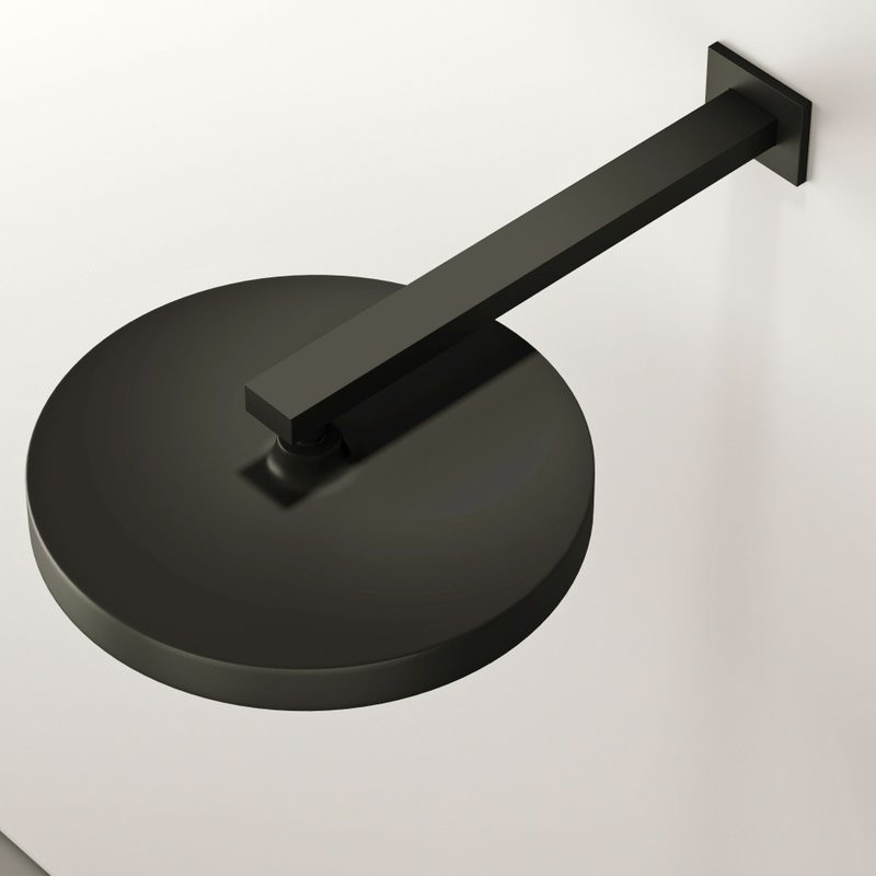 Душевой комплект Sancos Space SC3006MB матовый черный, С ВНУТРЕННЕЙ ЧАСТЬЮ