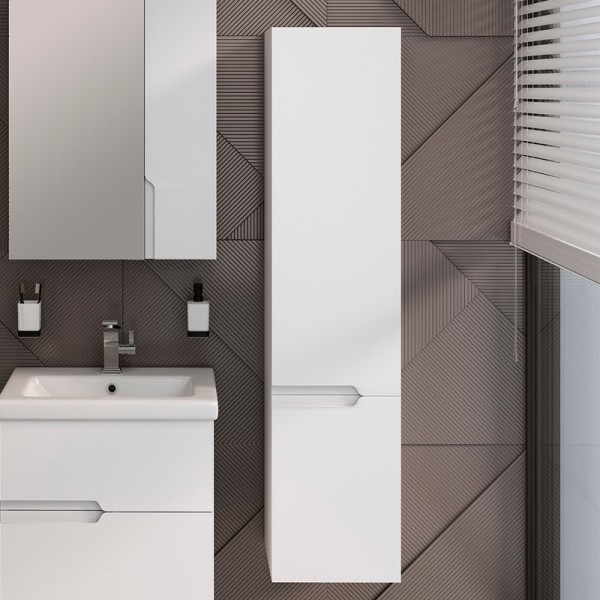 Шкаф пенал для ванной Runo Стокгольм 00-00001125