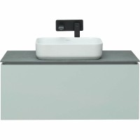 Тумба под раковину Allen Brau Infinity 100 1+1, подвесная, папирус матовый