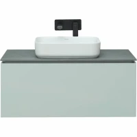 Тумба под раковину Allen Brau Infinity 100 1+1, подвесная, папирус матовый