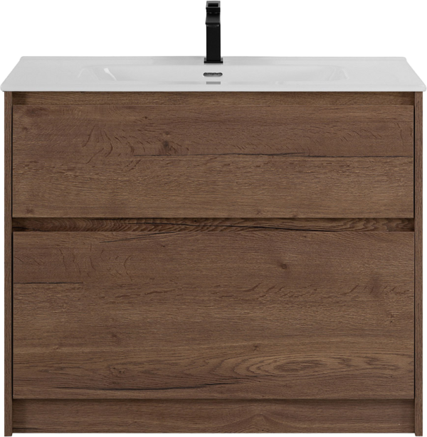 Тумба под раковину BelBagno Kraft 100 напольная, rovere tabacco