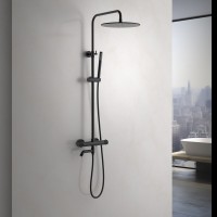 Душевая стойка Timo Saona SX-2380/03 с термостатом, черная