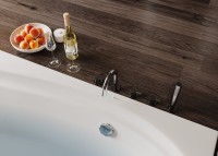 Акриловая ванна Vagnerplast Helios 195x170 см, встраиваемая, белая, с каркасом, для двоих