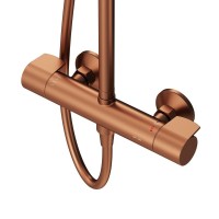 Душевая стойка AM.PM X-Joy F0785A444 розовое золото