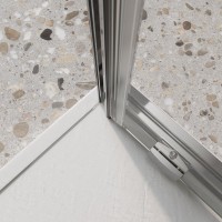 Душевой уголок BelBagno Luce AH-1-110/100-C-Cr профиль хром, стекло прозрачное
