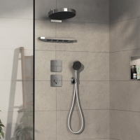 Термостатический смеситель встраиваемый Hansgrohe ShowerSelect Comfort Q 15588000 С ВНУТРЕННЕЙ ЧАСТЬЮ, хром