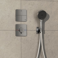 Термостатический смеситель встраиваемый Hansgrohe ShowerSelect Comfort Q 15588000 С ВНУТРЕННЕЙ ЧАСТЬЮ, хром