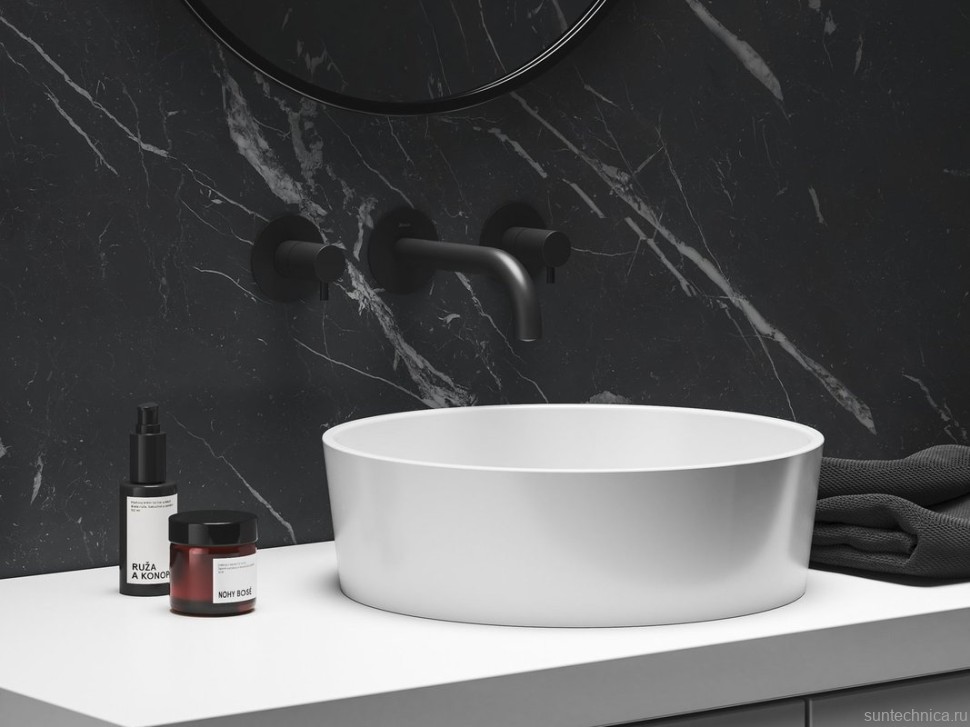 Смеситель для раковины Ravak Espirit ES 019.20BLM.O1 С ВНУТРЕННЕЙ ЧАСТЬЮ, матовый черный