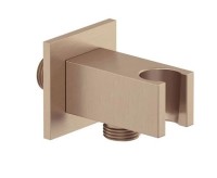 Шланговое подключение Kludi A-QA 65569N1-00 с держателем, брашированная бронза Шланговое подключение Kludi A-QA 65569N1-00 с держателем, брашированная бронза