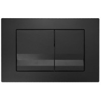 Кнопка смыва для унитаза AZARIO NEW AZ-001 пластик, цвет матовый черный