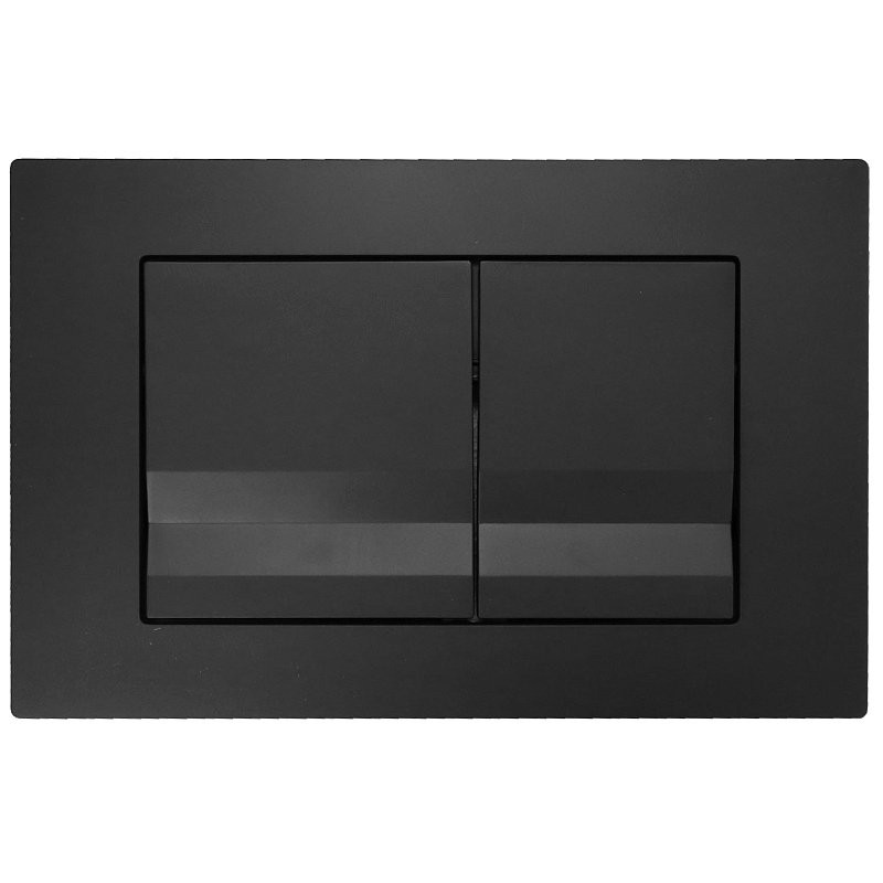 Кнопка смыва для унитаза AZARIO NEW AZ-001 пластик, цвет матовый черный