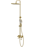 Душевая стойка Haiba HB24732-5 брашированное золото