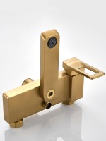 Душевая стойка Haiba HB24732-5 брашированное золото