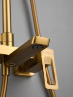 Душевая стойка Haiba HB24732-5 брашированное золото