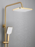 Душевая стойка Haiba HB24732-5 брашированное золото