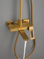 Душевая стойка Haiba HB24732-5 брашированное золото
