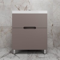 Тумба с раковиной Style Line Матис 70 напольная, тайп темный